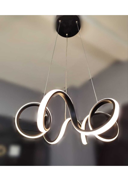 Kıvrım Modern Sarkıt LED Ultra 3 Renk Avize