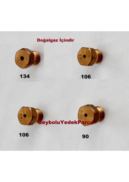 Regal Doğalgaz Ocak Doğalgaz Dönüşüm Enjektör Memeleri Takım , 7 Anahtar , 7 Lokma Ile Sökülür