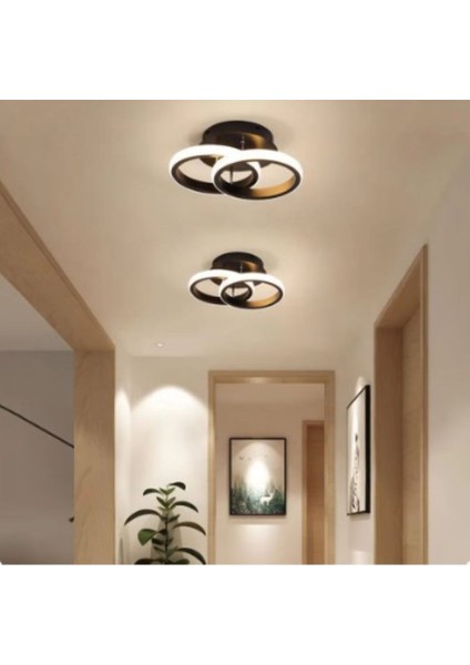 Modern Yatak Odası,çocuk Odası,antre,hol Siyah Kasa Günışığı LED Avize modelleri