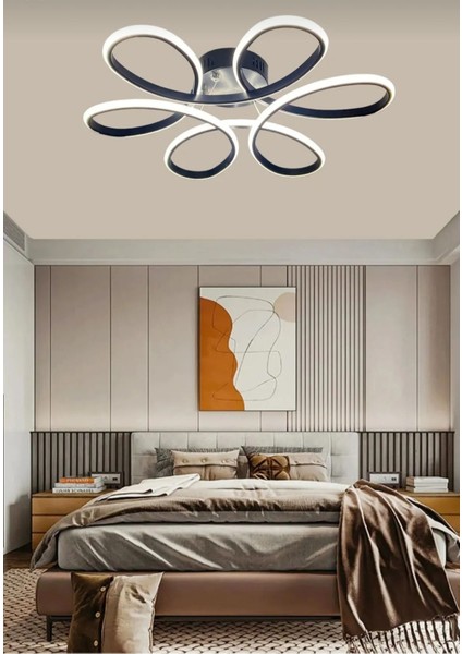 Papatya Modern Sarkıt LED Ultra 3 Renk Avize