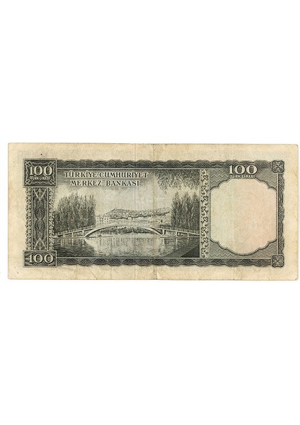 5. Emisyon 5.tertip 100 LIRA1964-76 Çt Banknot