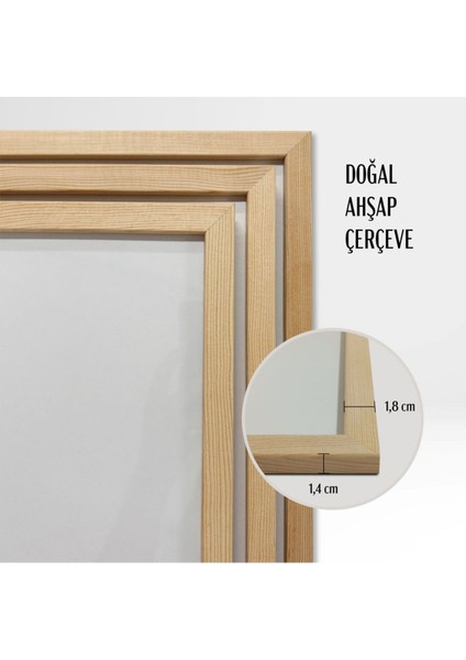 Tekli Çerçeveli Tablo Home Bistro Poster Tablo TK/716