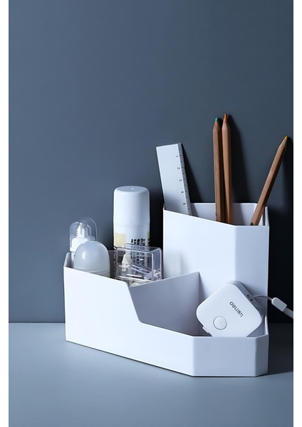 Çok Amaçlı Üçgen Köşe Düzenleyici, Beyaz Makyaj Organizer fiyatları