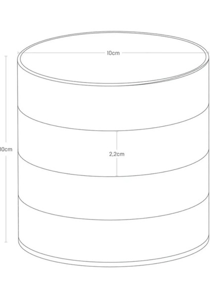 4 Katlı Döner Takı ve Aksesuar Organizeri, Beyaz, Silindir Düzenleyici indirimleri