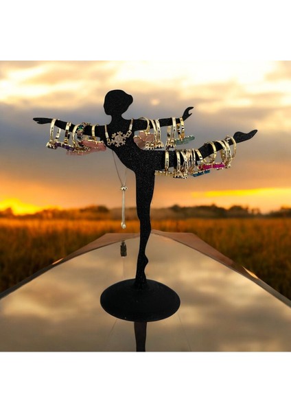 Şık Siyah Balerin Figürlü Takı Düzenleyici, Zarif ve Kullanışlı Tasarım fiyatları