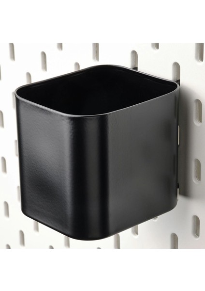 Siyah Pano Parçası, Kutu, 7.5X9X8 Cm, Metal, Şık ve Kullanışlı Tasarım