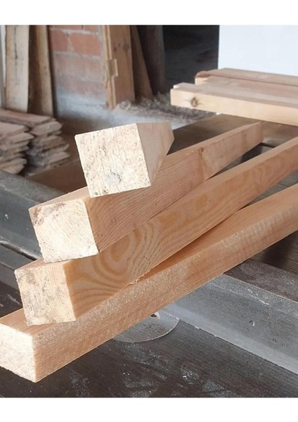 4cm x 4cm x 100CM Çam Ağacı Çıtası, Ahşap Çubuk, Çok Amaçlı Kullanım fırsatları