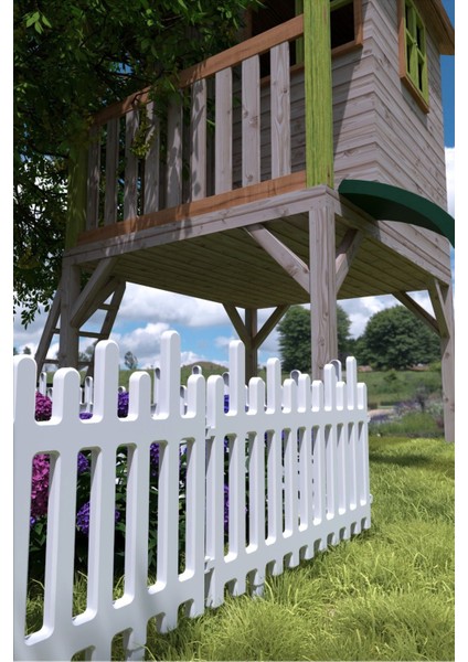 55 cm Beyaz Bahçe Çiti, Koruma ve Düzenleme Için Kırılmaz, Hafif ve Dayanıklı modelleri