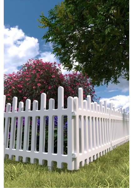 55 cm Beyaz Bahçe Çiti, Koruma ve Düzenleme Için Kırılmaz, Hafif ve Dayanıklı fırsatları