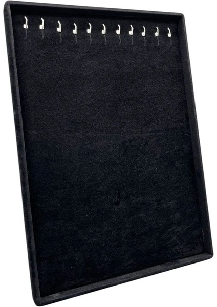 Yerli Süet Kumaş Siyah Ayaklı Kolye Sergileme Standı 34X24 cm fırsatları