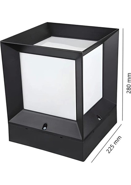 Beyaz Dekoratif Kare Küp Set Üstü Bahçe Aydınlatma Armatürü indirimleri