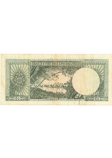 5. Emisyon 6. Tertip 10 Lira 1963 Ççt Banknot