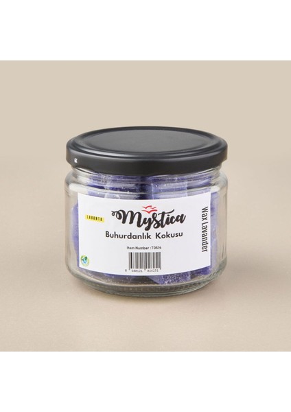 Mor Lavanta Küp Buhurdanlık Kokusu 7x9 Cm, Ferahlatıcı ve Renkli Aromasıyla Evinize Şıklık