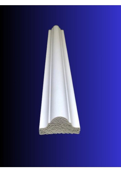 Boyanabilir Dekoratif Duvar Çıtası 4 Cm, Beyaz, 240 cm Uzunluk