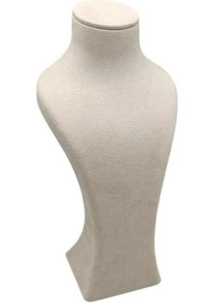 Kumaş Takı Sergileme Mankeni, Krem Renk, 28CM, Şık ve Kullanışlı Tasarım fiyatları