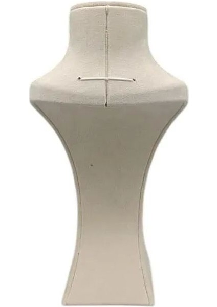 Kumaş Takı Sergileme Mankeni, Krem Renk, 28CM, Şık ve Kullanışlı Tasarım fırsatları