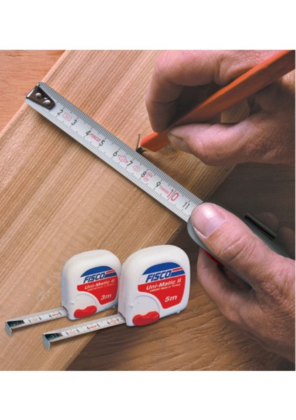 5m Çelik Şerit Metre, Dayanıklı ve Hassas Ölçüm, Pratik Kullanım