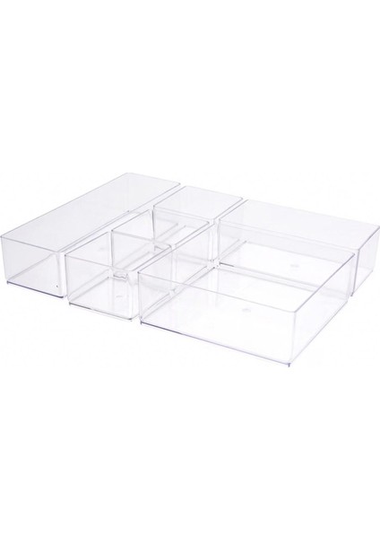 Turuncu 6 Parça Makyaj ve Hobi Malzemeleri Organizer Kutusu fiyatları