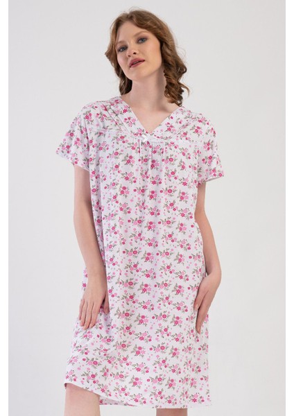 Pamuklu Kadın Kısa Kol Kısa Boy Gecelik , 161781 fiyatları