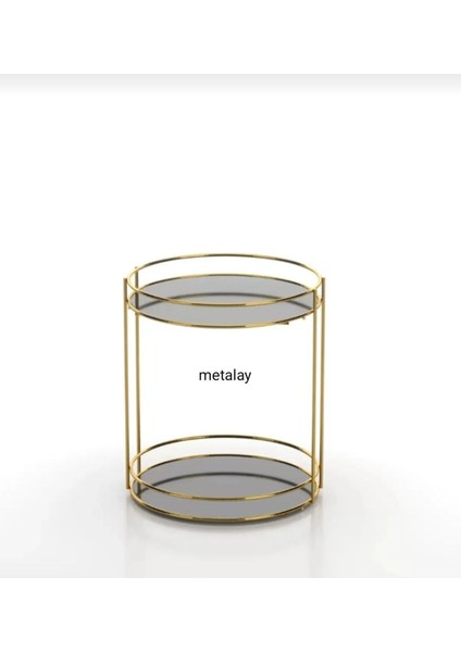 Çok Amaçlı 2 Katlı Organizer, Banyo ve Takı Düzenleyici, Gold Renk fiyatları