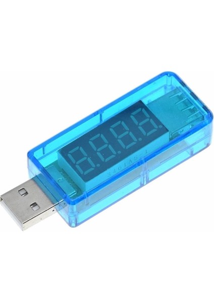 LED Göstergeli USB Voltmetre ve Ampermetre, Gerilim ve Akım Ölçüm Cihazı