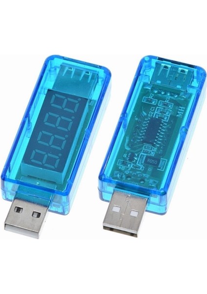 LED Göstergeli USB Voltmetre ve Ampermetre, Gerilim ve Akım Ölçüm Cihazı fırsatları