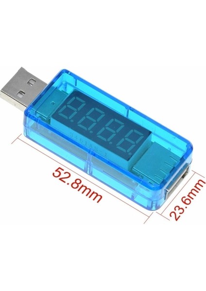 LED Göstergeli USB Voltmetre ve Ampermetre, Gerilim ve Akım Ölçüm Cihazı indirimleri