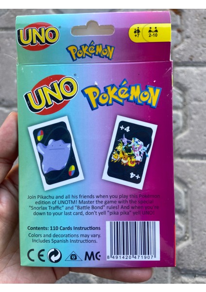 Uno Oyun Kartı Pokemon Pikachu fırsatları