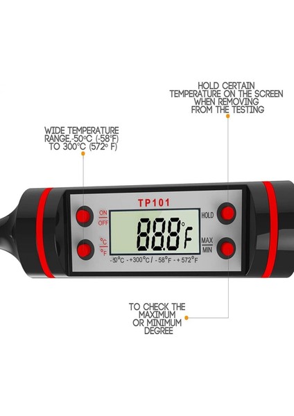 Dijital Gıda Termometresi, Sıcaklık Ölçer, Süt ve Yoğurt Mayalama Aracı modelleri