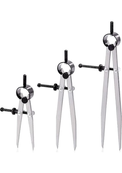 Endüstriyel Yaylı Düz Çizim Pergeli 125 Mm, Dayanıklı ve Kullanışlı Araç Gereç