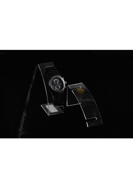 Şeffaf Oval Saat Tutucu, 13 Cm, 5 Adet, Ince ve Şık Tasarım