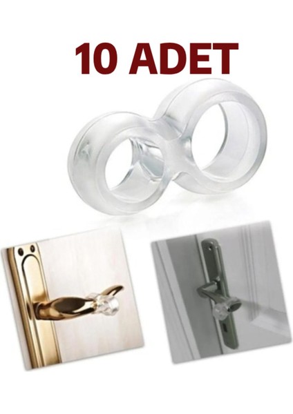 10'lu Plastik Kapı ve Pencere Durdurucu Seti, Koruyucu ve Tamponlar