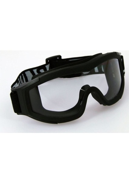 Şeffaf Polikarbonat Lensli Tam Koruyucu Güvenlik Gözlüğü