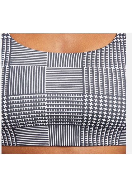 Alate All U Light-Support Lightly Lined U-Neck Printed Kadın Bra