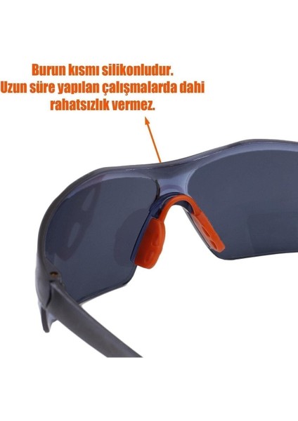 Siyah Uv Koruyucu Silikon Kaynakçı Gözlüğü, Güvenli ve Rahat Kullanım modelleri