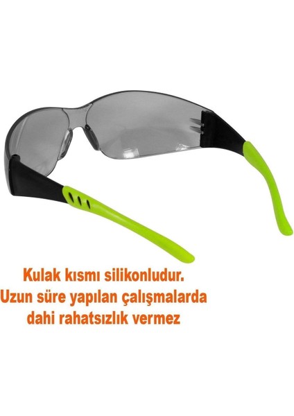 Füme Uv Koruyucu Güvenlik Gözlüğü, Iş Güvenliği, Çapak Koruma, Rahat ve Güvenli Kullanım modelleri