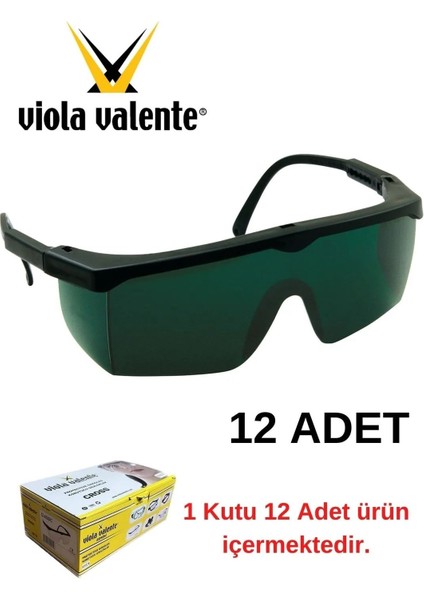 12 Adet Lazer Kesim ve Kaynak Koruma Gözlüğü, Döküm Tasarım