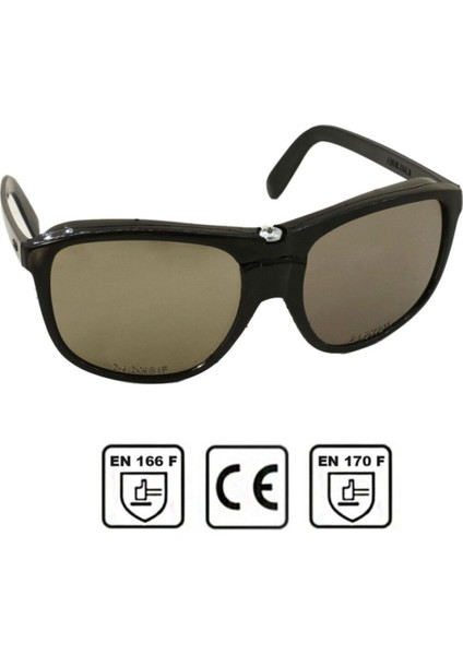 Güvenli ve Rahat Çalışma Için Siyah Buğulanmaz Koruyucu Gözlük