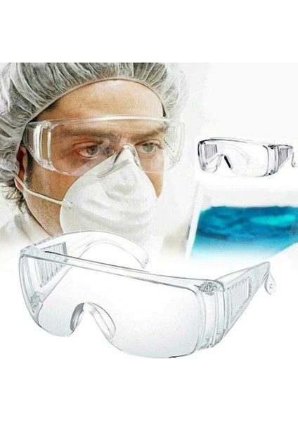 Hava Kanallı Uv Koruyucu Gözlük, Laboratuvar ve Atölye Güvenliği Için