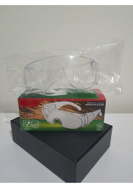 Hava Kanallı Uv Koruyucu Gözlük, Laboratuvar ve Atölye Güvenliği Için modelleri