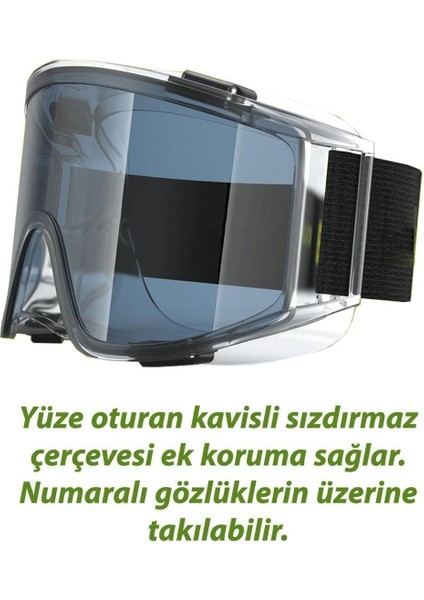 Ventilli Koruyucu Gözlük, Güvenlik ve Konfor Sağlayan Şık Tasarım