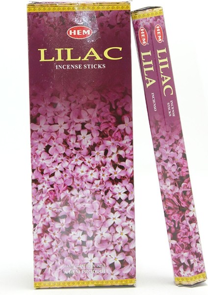 Renkli ve Lilac Aromalı Çubuk Tütsü, Huzur ve Ferahlık Sağlar.