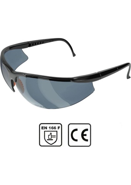 Silikon Kaplı Güvenlik Gözlüğü, Koruyucu ve Rahat Tasarım Füme fırsatları