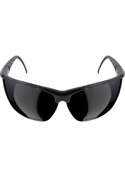 Silikonlu Iş Güvenlik Gözlüğü Kaynak Koruma Siyah S600