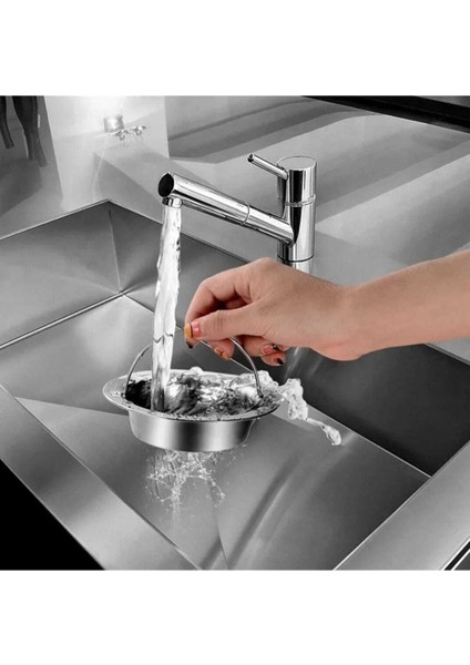 Paslanmaz Evye Süzgeci 11 Cm, Tutmalı, Dayanıklı ve Pratik Kullanım Için Ideal