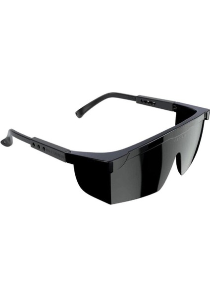 Gözlük Kulak Ayarlı Kaynakçı Güvenlik Koruyucu Siyah 12'li Set