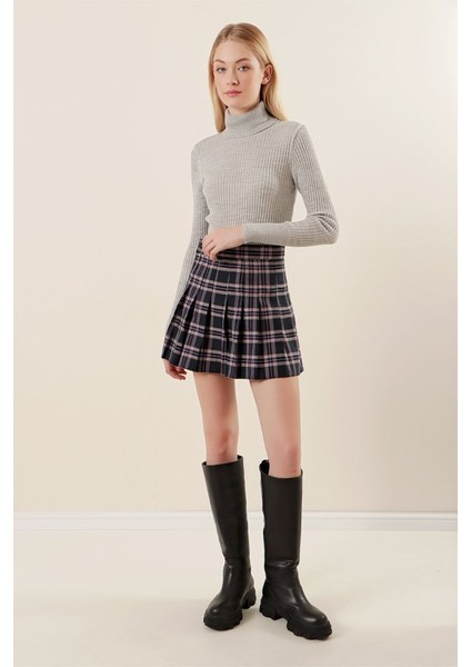 10311 Balıkçı Yaka Triko Kazak - Gri fiyatları