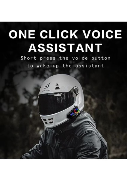 Y30 Motosiklet Kask Bluetooth Kulaklık Interkom Fm Radyolu