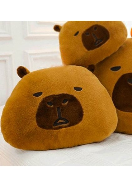 Dekoratif Mimikli Kapibara Kafası Peluş Oyuncak