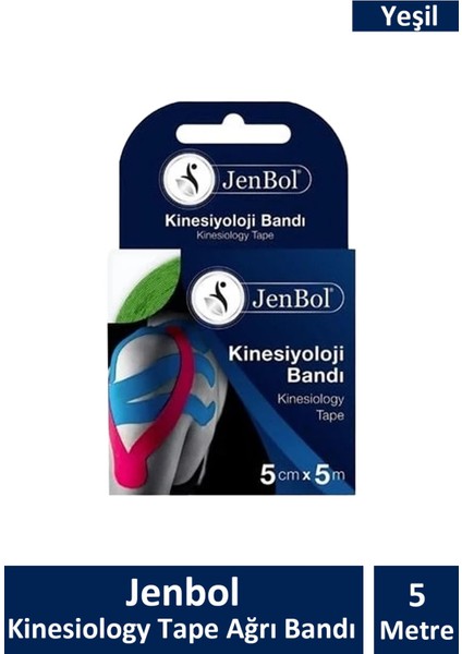 Jenbol Tape 5 cm x 5 M - Yeşil